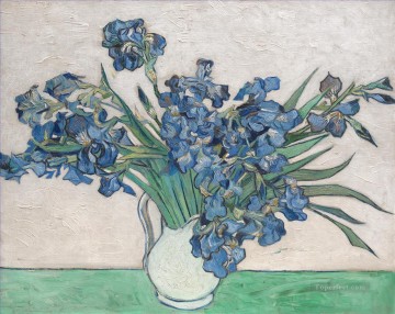 Vincent Van Gogh Painting - Iris y rosas de Van Gogh
